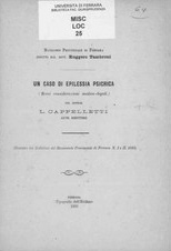 Bollettino medico del Manicomio provinciale di Ferrara