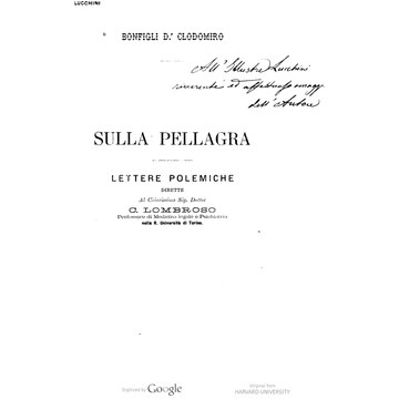 Dibattito tra Bonfigli e Lombroso